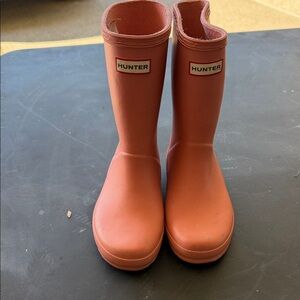 Hunter Kids' Coral Rubber Rain Boots